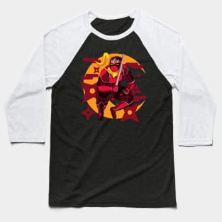 Cyber-Ninja (Red) Baseball T-Shirt